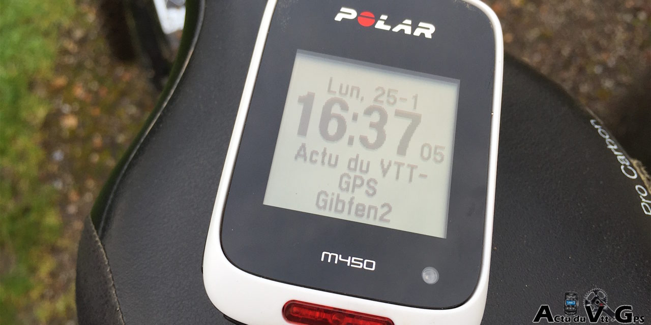 TEST GPS VELO POLAR M450