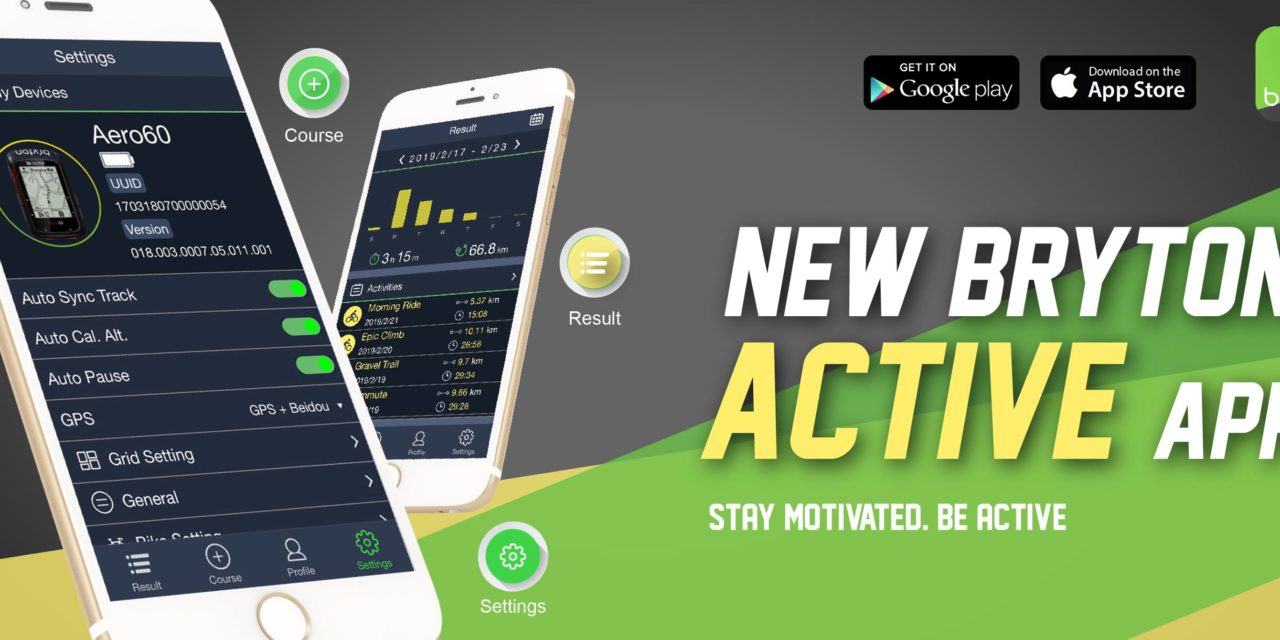 NOUVEAUTE – APPLICATION BRYTON ACTIVE – DE MIEUX EN MIEUX