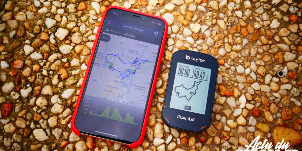 TRACER VOS PARCOURS VTT – POSER DES « POI » AVEC L’APPLICATION BRYTON ACTIVE