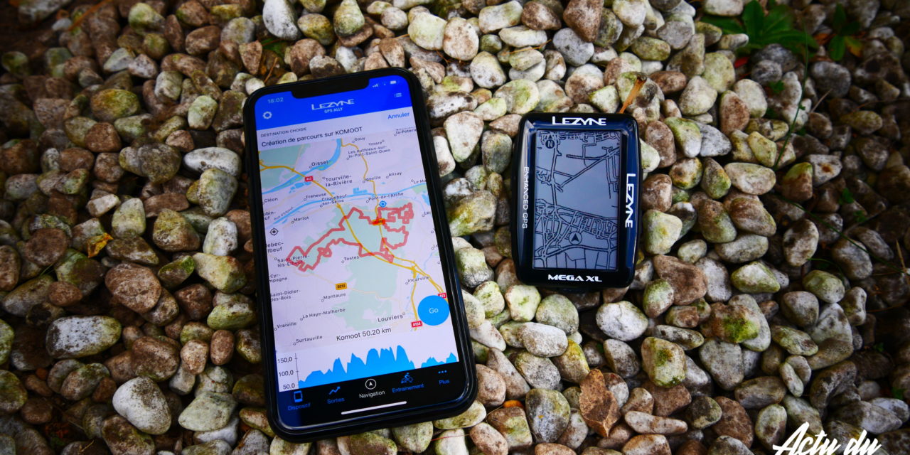 La navigation Komoot en direct sur les produits Garmin