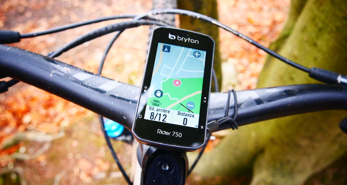 BRYTON RIDER 750 – LA CARTOGRAPHIE ET LE SUIVI DE PARCOURS SUR HOME-TRAINER