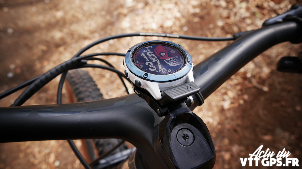 TEST DU SUPPORT DE VELO GARMIN QUICKFIT – FENIX 6 PRO SOLAR - www