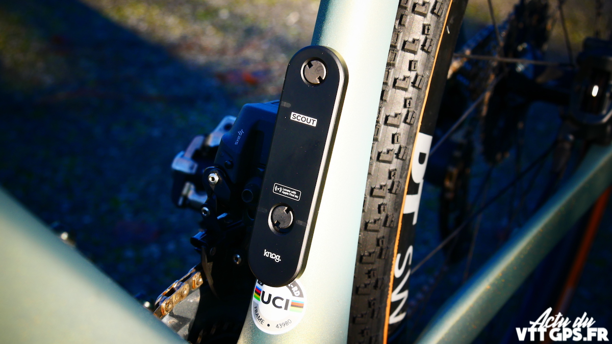 Knog Scout Balise GPS connectée pour iOS avec alarme 85 décibels